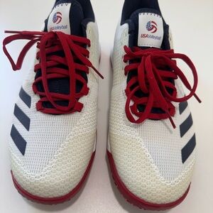 Adidas Red and Navy Sneakers